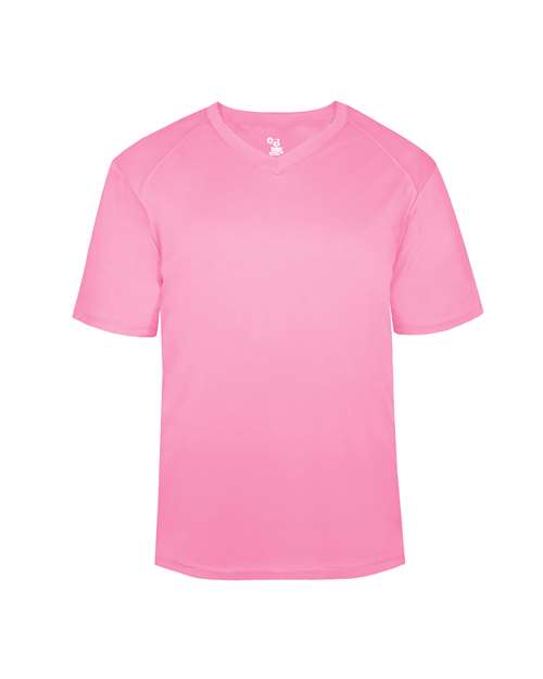 Badger Youth B-Core V-Neck T-Shirt