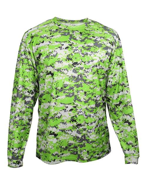 Badger Youth Digital Camo Long Sleeve T-Shirt