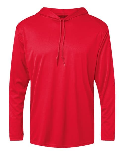 Badger Unisex B-Core Hooded Long Sleeve T-Shirt