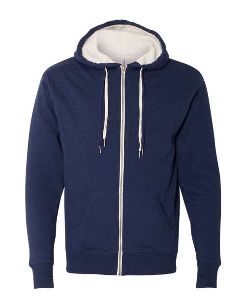 Independent Trading Co. Unisex Sherpa-Lined Hooded Sweatshirt