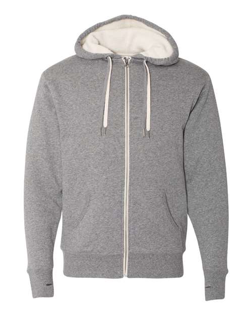Independent Trading Co. Unisex Sherpa-Lined Hooded Sweatshirt