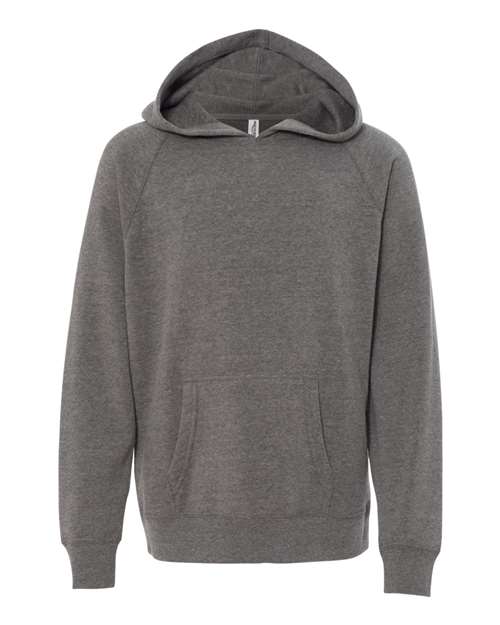Independent Trading Co. Youth Lightweight Special Blend Raglan Hooded Sweatshirt