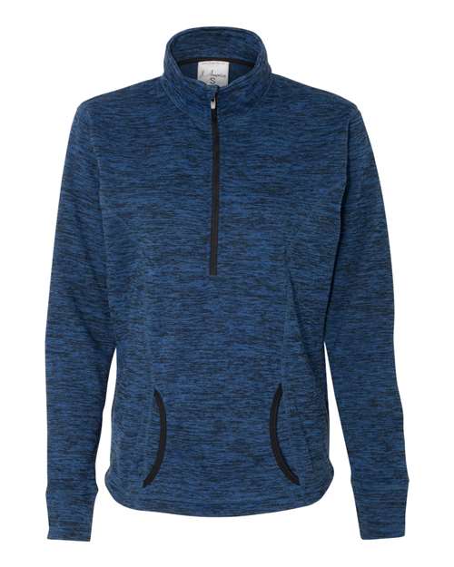 J. America Women's Cosmic Fleece Quarter-Zip Pullover