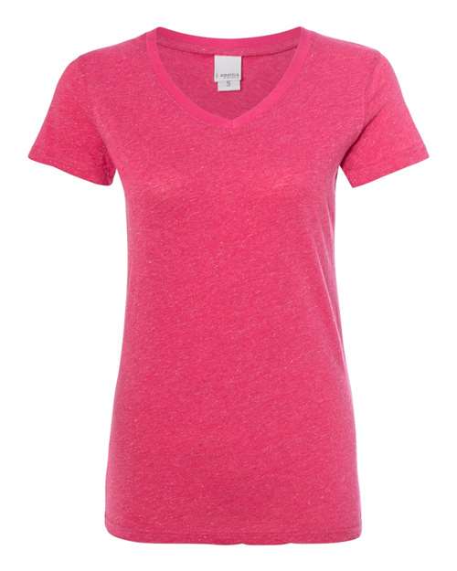 J. America Women’s Glitter V-Neck T-Shirt
