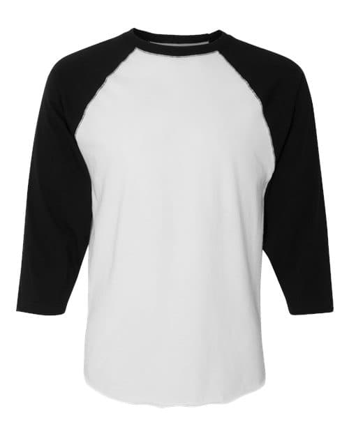 LAT Unisex Baseball Fine Jersey Three-Quarter Sleeve Tee