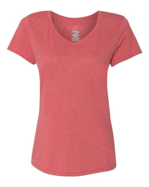 Hanes Women's Perfect-T Triblend V-Neck T-Shirt