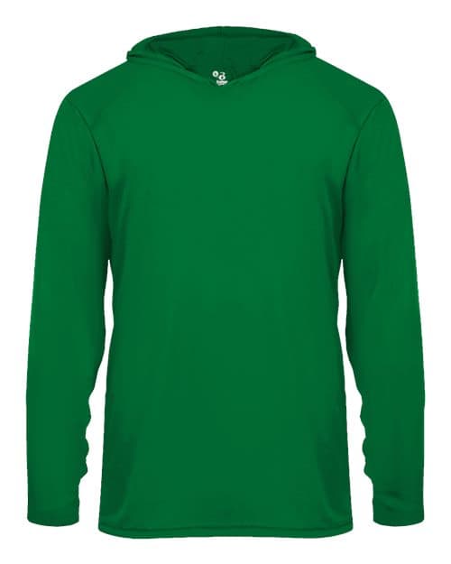 Badger Youth B-Core Hooded Long Sleeve T-Shirt