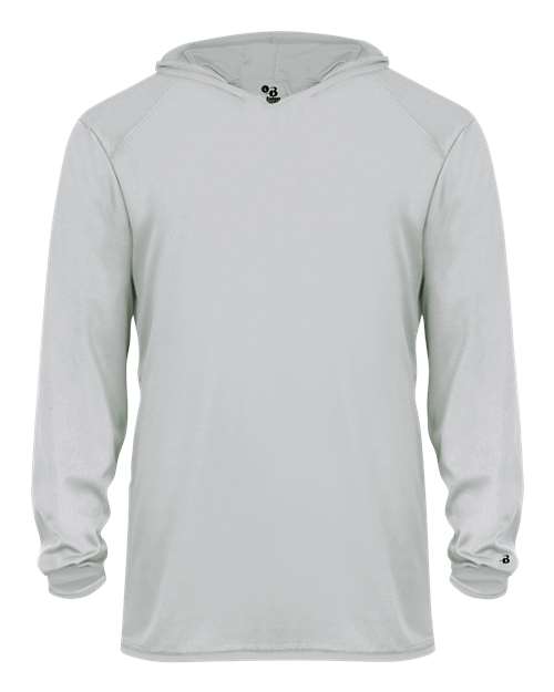 Badger Youth B-Core Hooded Long Sleeve T-Shirt