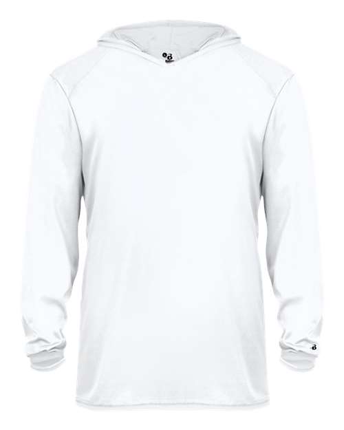 Badger Youth B-Core Hooded Long Sleeve T-Shirt