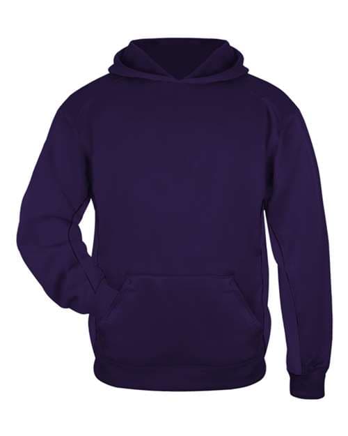 Badger Youth Performance Fleece Hooded Sweatshirt
