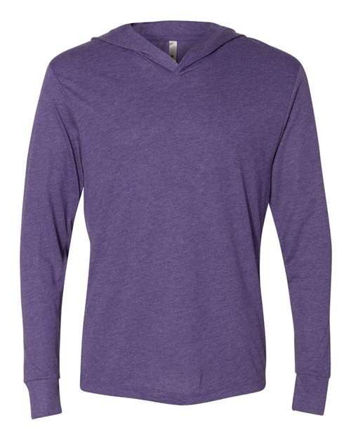 Next Level Unisex Triblend Hooded Long Sleeve Pullover T-Shirt