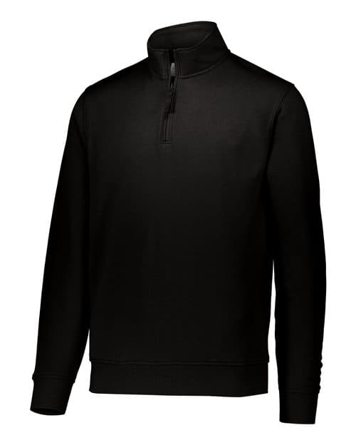 Augusta Sportswear Men's 60/40 Quarter-Zip Pullover in Black