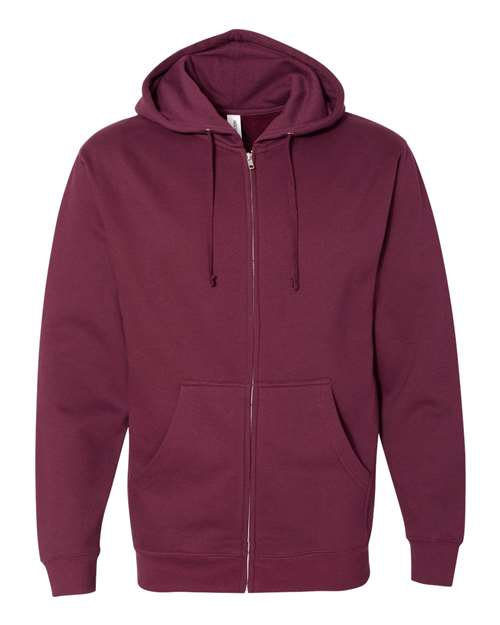 Independent Trading Co. Unisex Midweight Full-Zip Hooded Sweatshirt