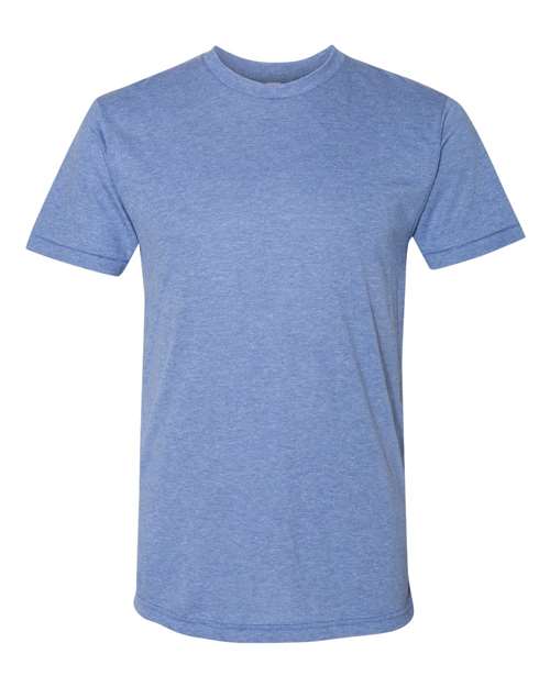 American Apparel Unisex Triblend Track Tee in Athletic Blue