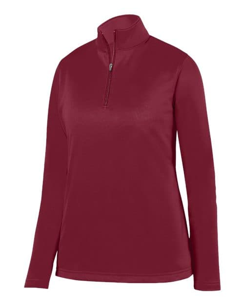 Augusta Sportswear Women's Wicking Fleece Quarter-Zip Pullover