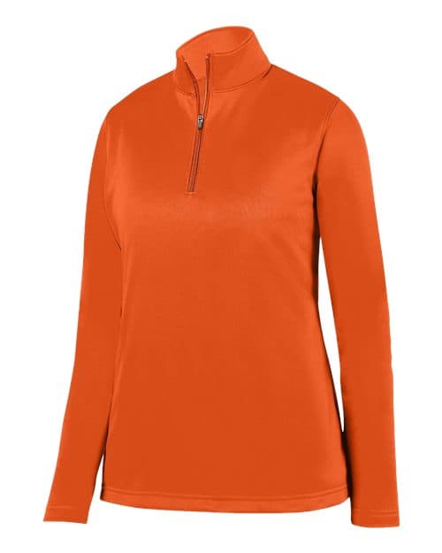 Augusta Sportswear Women's Wicking Fleece Quarter-Zip Pullover