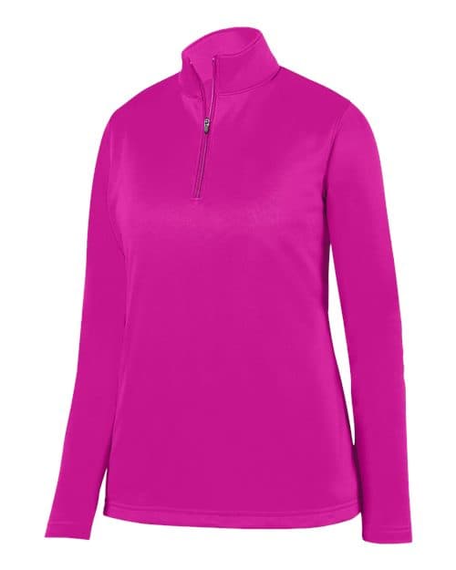 Augusta Sportswear Women's Wicking Fleece Quarter-Zip Pullover