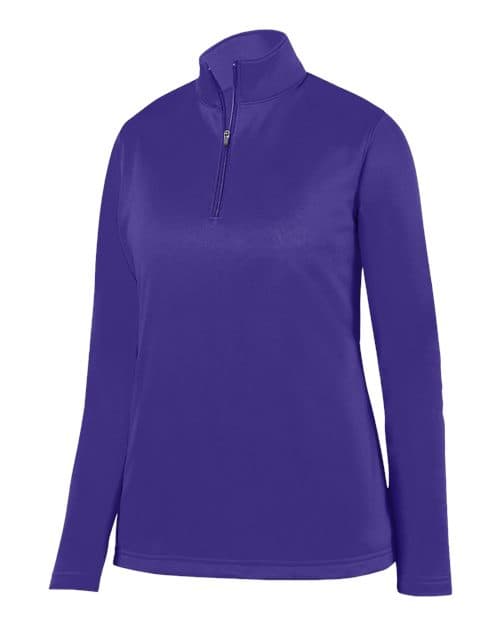 Augusta Sportswear Women's Wicking Fleece Quarter-Zip Pullover