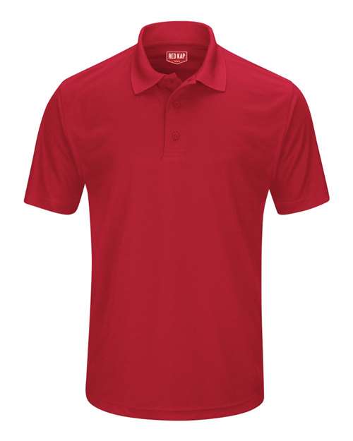 Red Kap Men's Short Sleeve Performance Knit Pocketless Core Polo