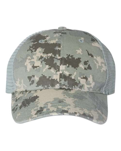 Richardson Garment Washed Printed Trucker Cap