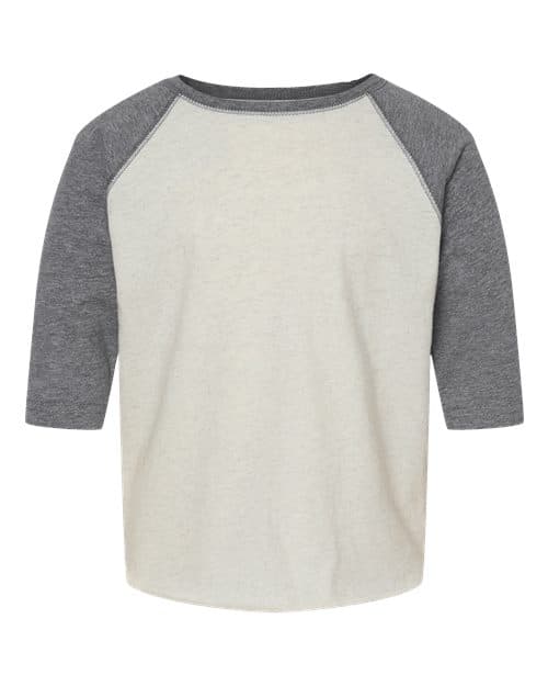 Rabbit Skins Toddler Baseball Fine Jersey Three-Quarter Sleeve Tee