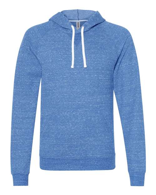 JERZEES Unisex Snow Heather French Terry Raglan Hooded Sweatshirt