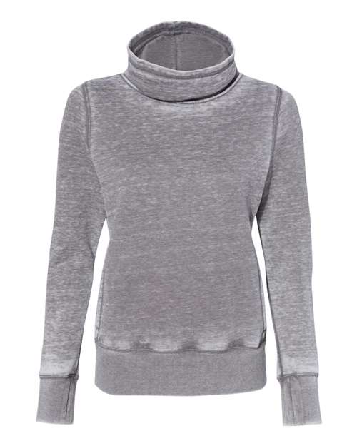 J. America Women’s Zen Fleece Cowl Neck Sweatshirt