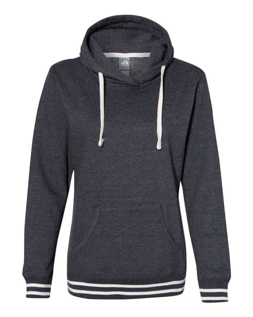 J. America Women’s Relay Hooded Sweatshirt in Black