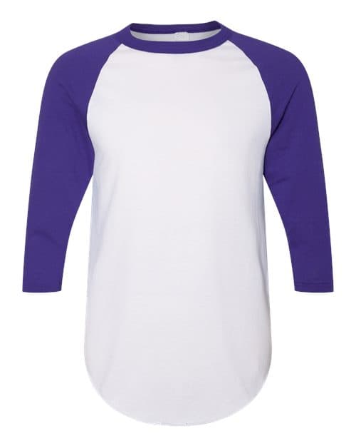 Augusta Sportswear Unisex Three-Quarter Raglan Sleeve Baseball Jersey T-Shirt