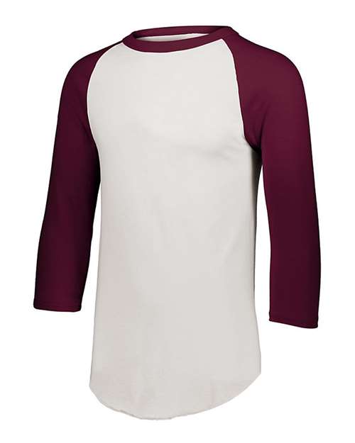 Augusta Sportswear Unisex Three-Quarter Raglan Sleeve Baseball Jersey T-Shirt