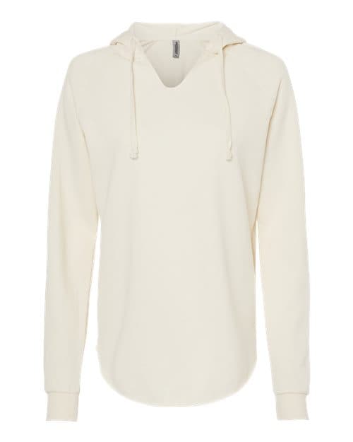 Independent Trading Co. Women’s Lightweight California Wave Wash Hooded Sweatshirt