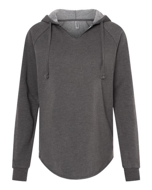 Independent Trading Co. Women’s Lightweight California Wave Wash Hooded Sweatshirt