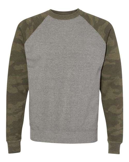 Independent Trading Co. Unisex Special Blend Raglan Crewneck Sweatshirt