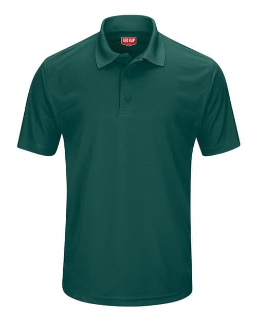 Red Kap Men's Short Sleeve Performance Knit Pocketless Core Polo