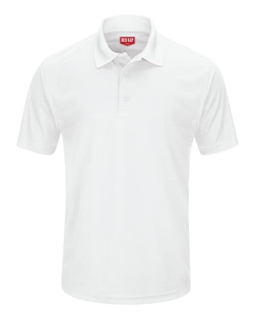 Red Kap Men's Short Sleeve Performance Knit Pocketless Core Polo
