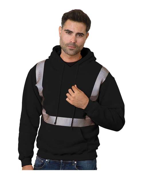 Bayside Unisex USA-Made High Visibility Hooded Sweatshirt
