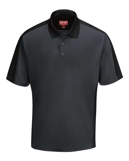 Red Kap Men's Performance Knit Two Tone Polo