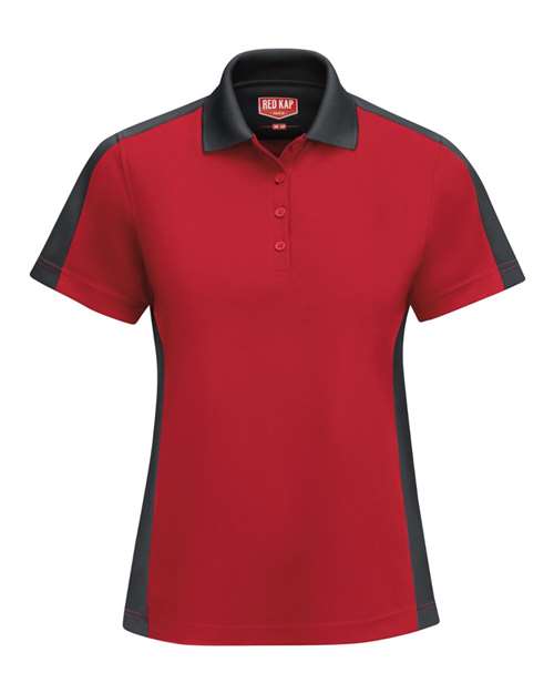 Red Kap Women's Performance Knit Two-Tone Polo
