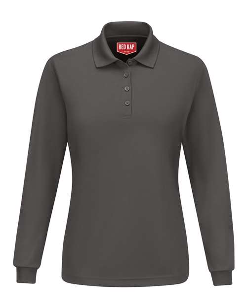 Red Kap Women's Long Sleeve Performance Knit Polo