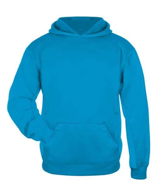 Badger Youth Performance Fleece Hooded Sweatshirt