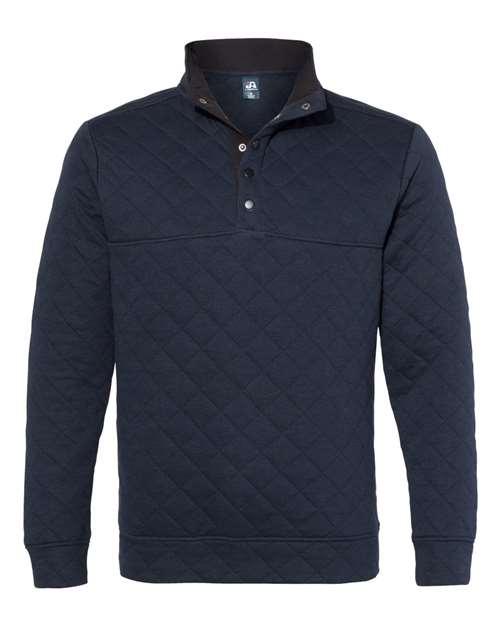 J. America Men's Quilted Half-Snap Pullover