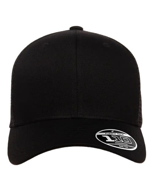 Flexfit 110® Mesh-Back Cap in Black
