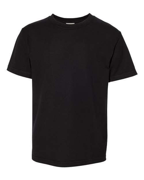 ComfortWash by Hanes Youth Garment-Dyed T-Shirt in Black