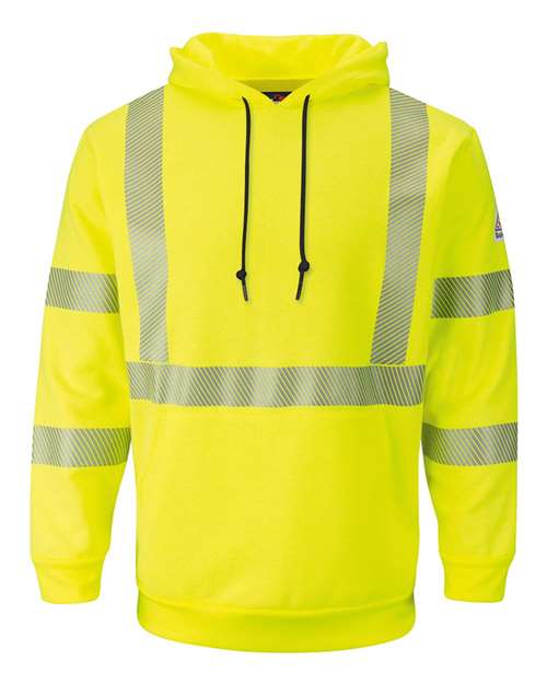 Bulwark Men's Hi-Visibility Hooded Sweatshirt