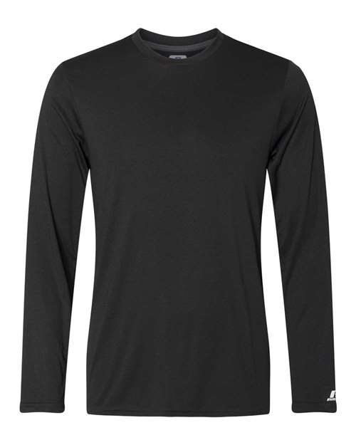 Russell Athletic Unisex Core Performance Long Sleeve T-Shirt in Black