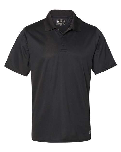 Russell Athletic Men's Essential Perfomance Polo in Black