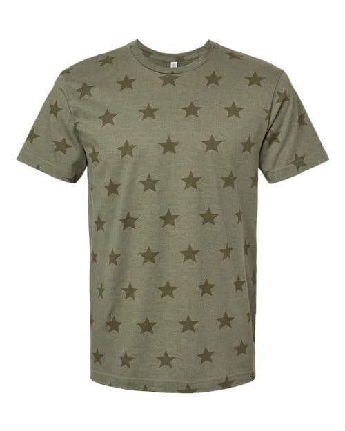 Code Five Unisex Star Print Tee