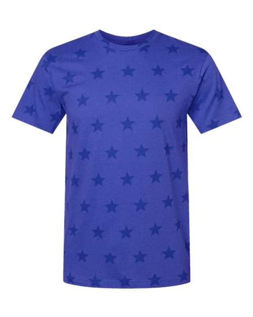 Code Five Unisex Star Print Tee