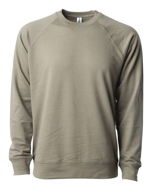 Independent Trading Co. Unisex Icon Lightweight Loopback Terry Crewneck Sweatshirt