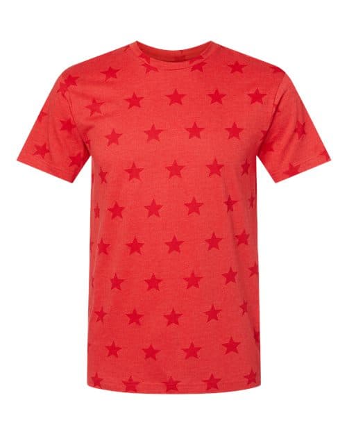 Code Five Unisex Star Print Tee